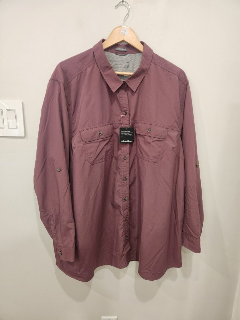 Eddie Bauer Mens 3X Lightweight Mountain Shirt UPF 50+ Sun Protection Gorpcore